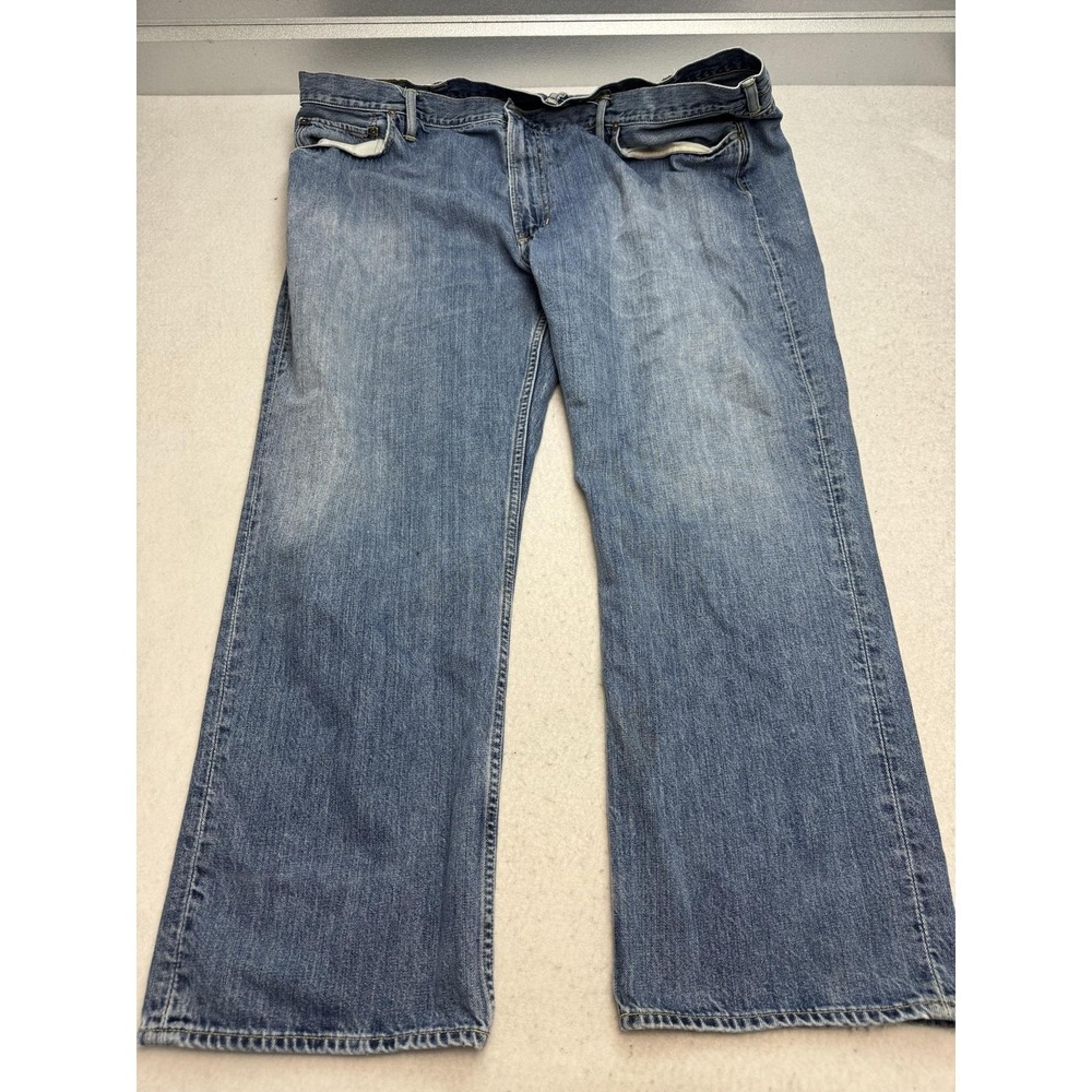 Polo Ralph Lauren Jeans Mens 48x30 Blue Medium Wash Relaxed Straight Big & Tall